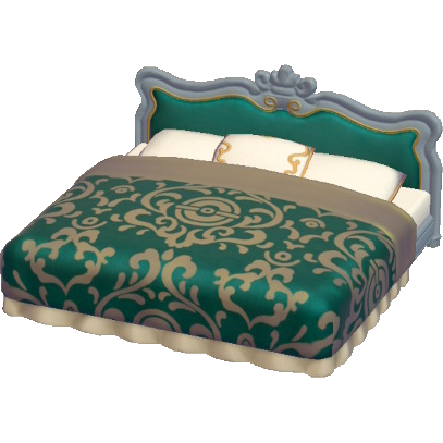 File:Antique bed Gray 2 Pokopia Model.png