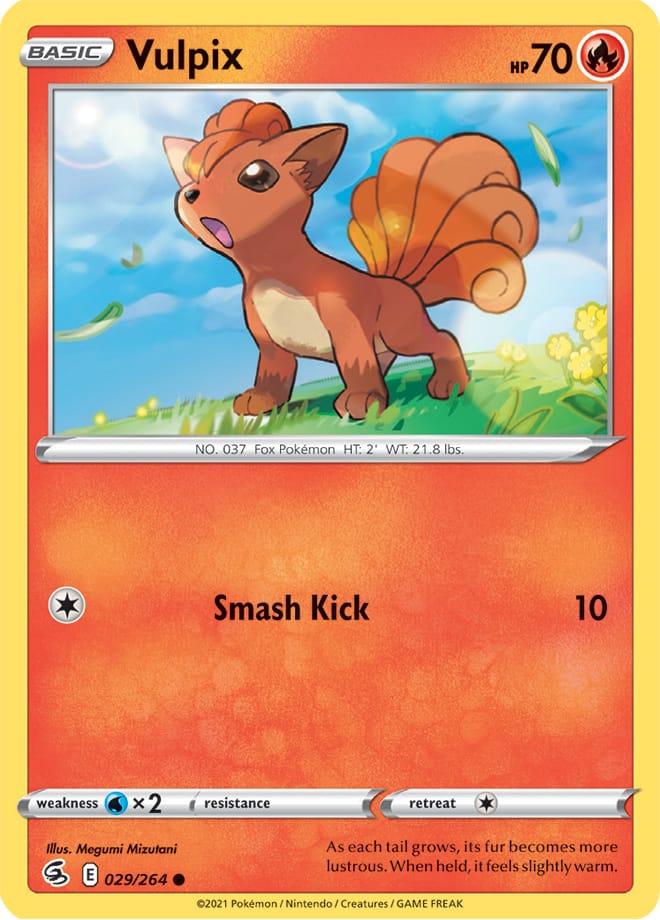 Vulpix Fusion Strike 29 Bulbapedia The Community Driven Pokemon Encyclopedia