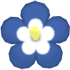 File:SM Flower Barrette Navy Blue f.png
