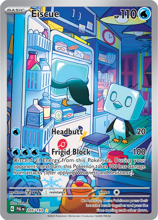 Carta Pokémon - Eiscue 48/193 - Evolução em Paldea - Copag - Deck