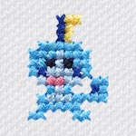 "The Sobble embroidery from the Pokémon Shirts clothing line."