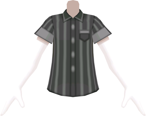 File:SM Pinstripe Collared Shirt Black m.png