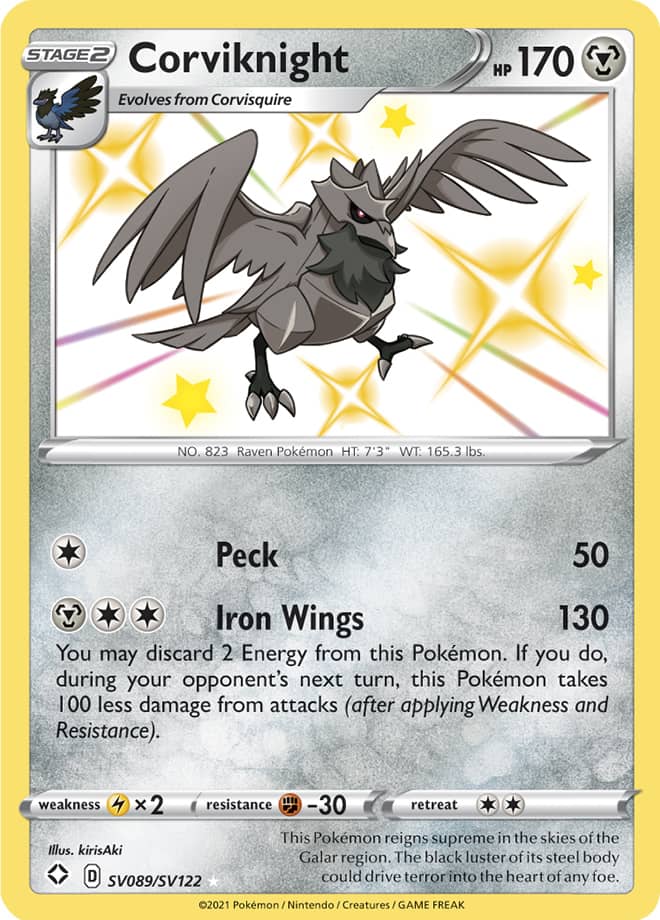 Corviknight (Sword & Shield 135) - Bulbapedia, the community-driven Pokémon  encyclopedia