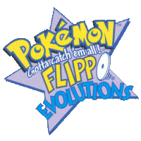 Dutch Pokémon Flippo Logo Evolutions.png
