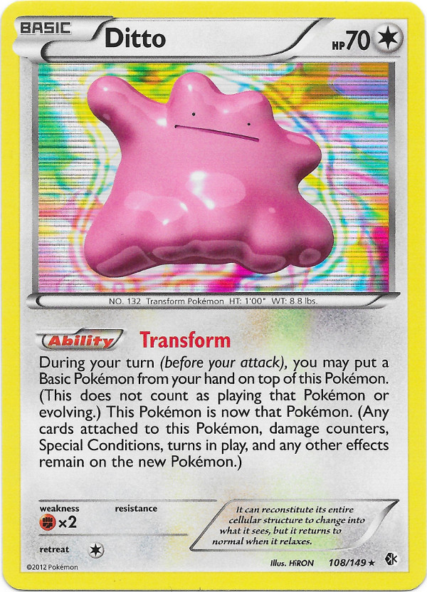 The card my boi Ditto deserved [OC] : r/PokemonTCG