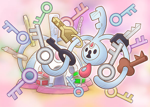 File:Klefki's Key Shop artwork PSMD.png