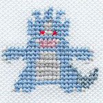 "The Rhydon embroidery from the Pokémon Shirts clothing line."