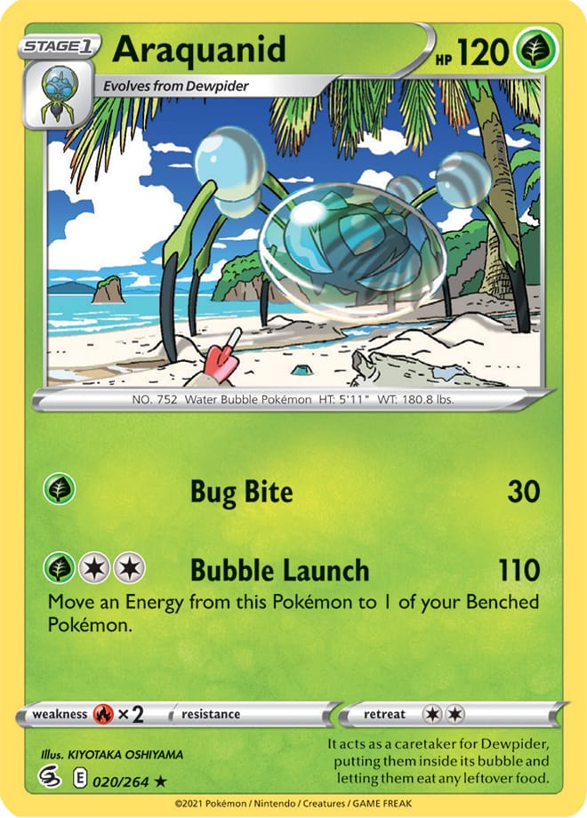 Araquanid Fusion Strike Bulbapedia The Community Driven Pokemon Encyclopedia