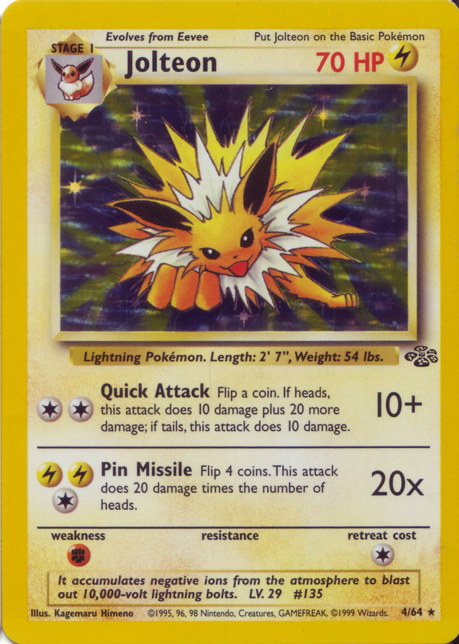 Your favorite card of your favorite Pokémon!