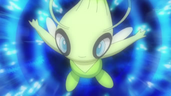 File:Celebi anime.png - Bulbapedia, the community-driven Pokémon ...