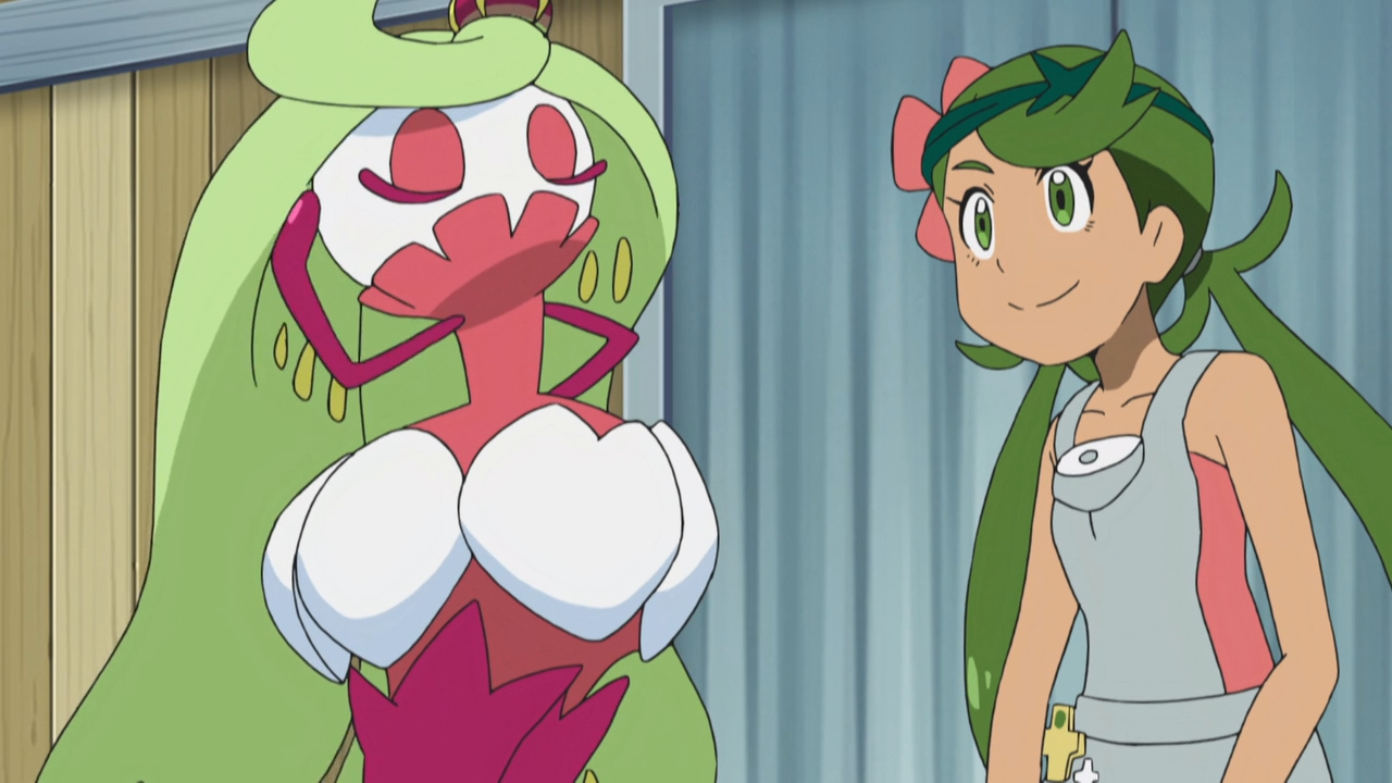 File:Mallow and Tsareena.png - Bulbagarden Archives