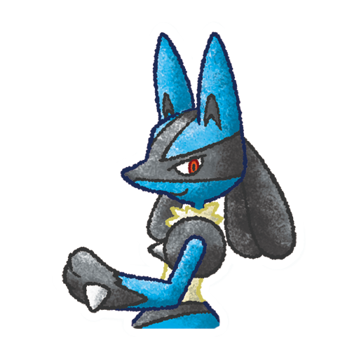 File:GO sticker BDSP Lucario.png