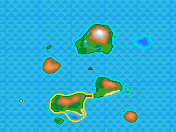 Renbow Island on the map of Oblivia