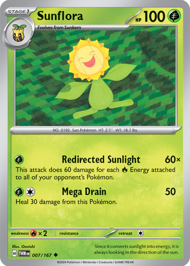 Sunflora (Twilight Masquerade 7) - Bulbapedia, the community-driven ...