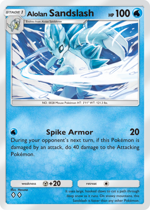 pokemon sandslash card Alolan Sandslash GX (SM236) (Jumbo Card) [Sun & Moon: Black Star Promo