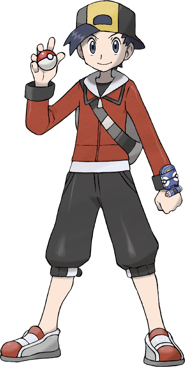 pokemon trainer red sprite hgss