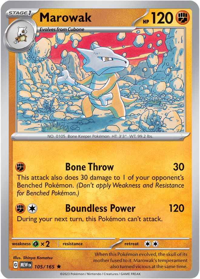 Marowak  Pokédex