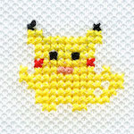 "The Pikachu embroidery from the Pokémon Shirts clothing line."