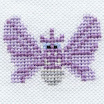 "The Venomoth embroidery from the Pokémon Shirts clothing line."
