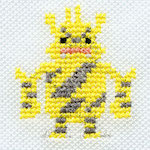 "The Electabuzz embroidery from the Pokémon Shirts clothing line."
