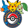 Original logo featuring Mudkip, Pikachu and Chikorita