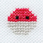 "The Voltorb embroidery from the Pokémon Shirts clothing line."