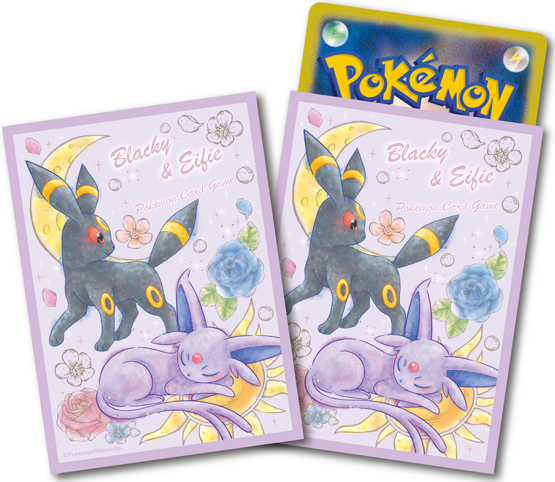 File:Espeon Umbreon Flower Sleeves.jpg - Bulbagarden Archives