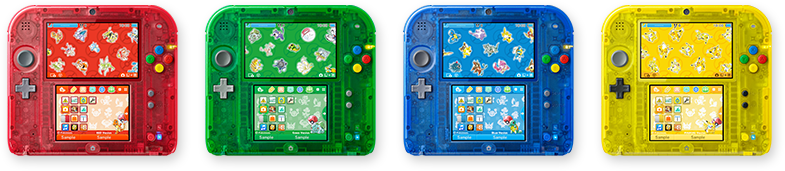 Nintendo 2DS themes exclusive to the consoles