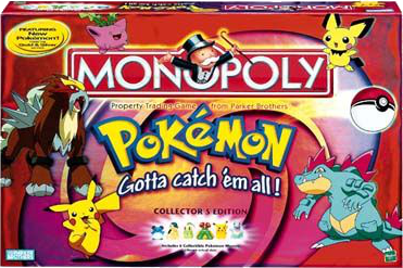 Monopoly Pokemon Collectors Edition 1999 Replacement Game Board Or Box