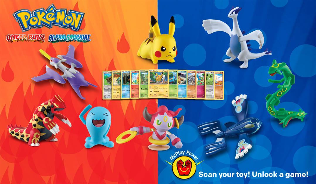 Omega Ruby Alpha Sapphire Happy Meals to be available in US