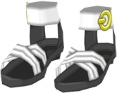 SM Low-Heeled Sandals White f.png