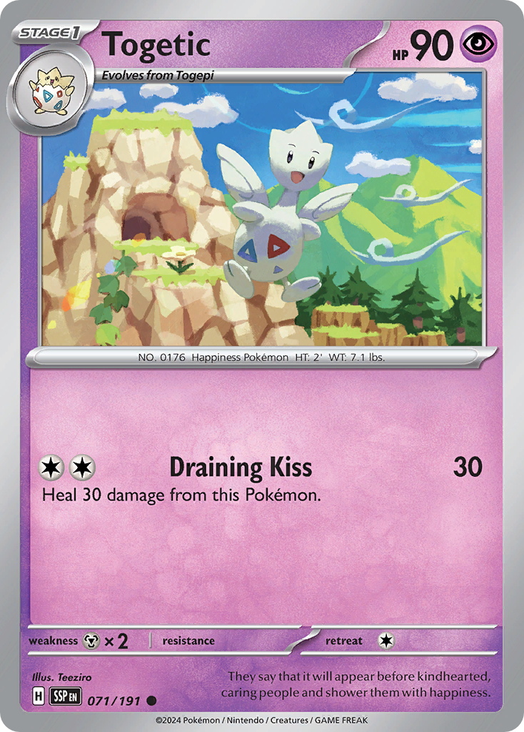 Togetic (Surging Sparks 71) - Bulbapedia, the community-driven