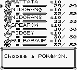 Colored Menu Icons from Pokemon Red/Blue : r/pokemon