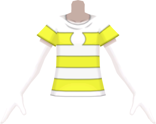 File:SM Casual Striped Tee Yellow m.png