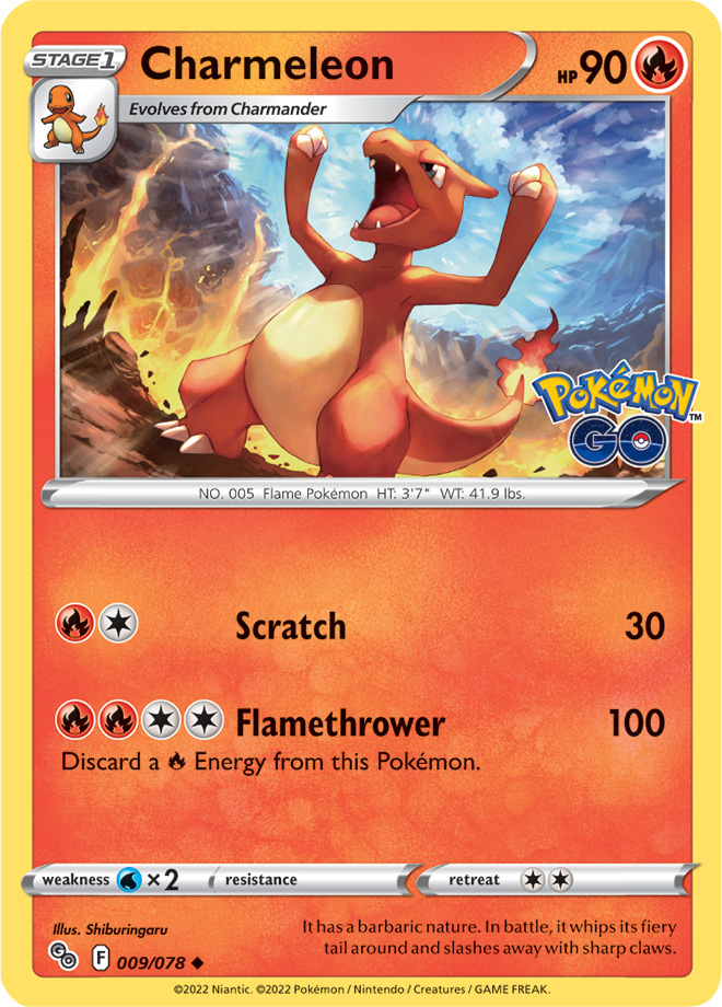 Charmeleon (Pokémon GO 9) - Bulbapedia, The Community-driven Pokémon ...