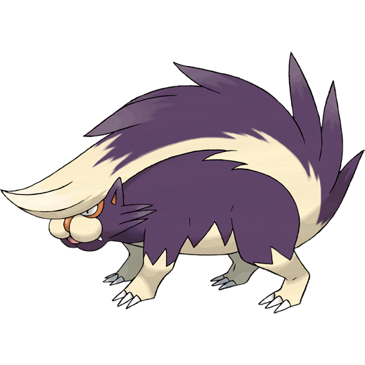 File:0435Skuntank.png - Bulbapedia, the community-driven Pokémon