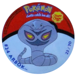 Pokémon Stickers series 1 Chupa Chups Arbok 23.png