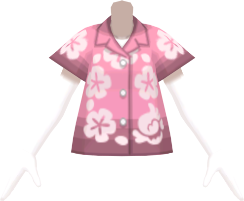 File:USUM Alola Shirt Pink f.png