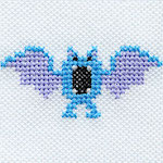 "The Golbat embroidery from the Pokémon Shirts clothing line."