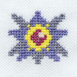 "The Starmie embroidery from the Pokémon Shirts clothing line."