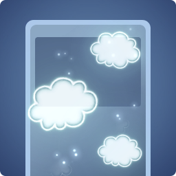 File:TCGP Cosmetic Flair Fluffy Clouds White.png