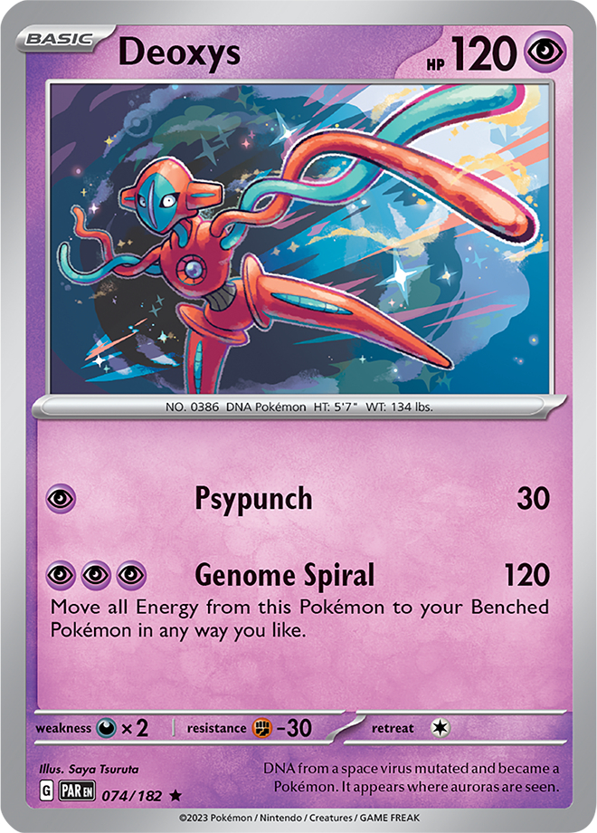 What if Deoxys had a past Paradox form? Introducing Twisted Gene, a  Psychic/Poison type - Drawn by u/El-psy-congroo-01 : r/PokemonScarletViolet