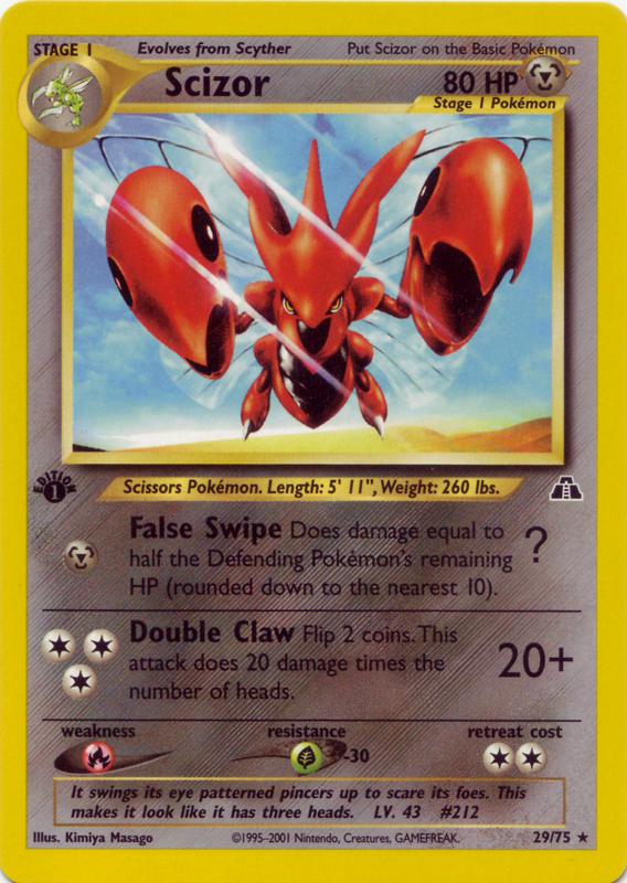 pokemon scizor card