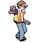 Early intro sprite from Pokémon FireRed and LeafGreen translation documents