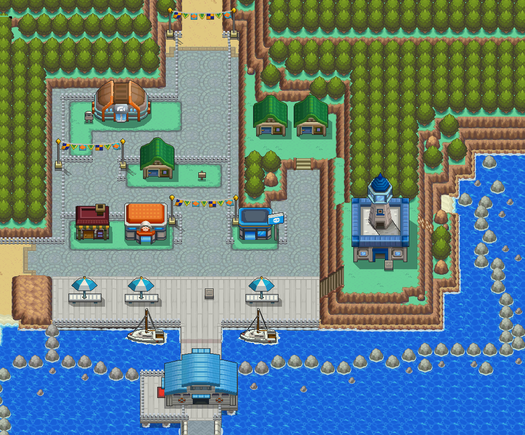Pokémon SoulSilver/HeartGold Cities Map