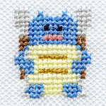 "The Blastoise embroidery from the Pokémon Shirts clothing line."