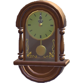 File:Antique clock Lime 2 Pokopia Model.png