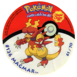 Pokémon Stickers series 1 Chupa Chups Magmar 61.png