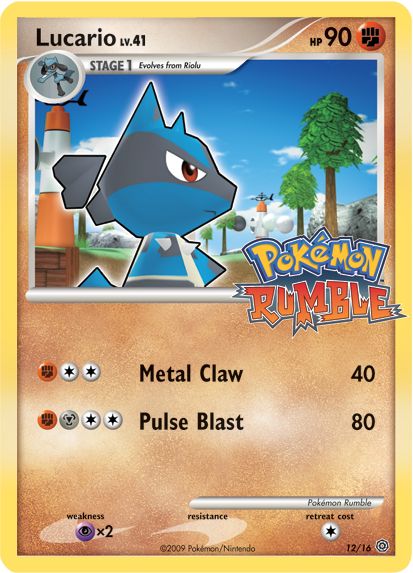Lucario (Pokémon Rumble 12) - Bulbapedia, the community-driven