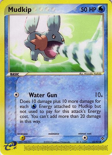 water type pokemon cards ex